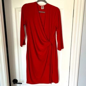 Anne Klein Red Dress